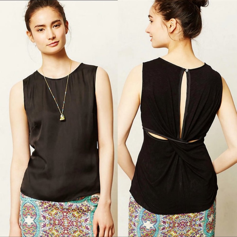 Anthropologie Dolan Left Coast Twist Back Tank